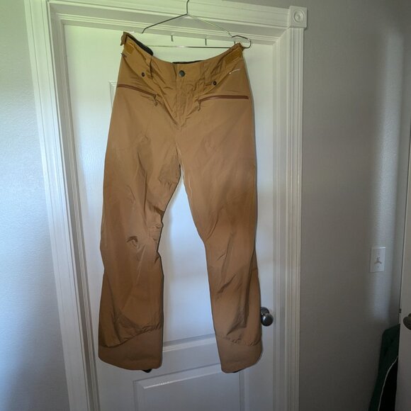 Tan Flylow Fae Insulated Snowboard Ski low rise Snow Pant sz XL 14-16 - Picture 4 of 11